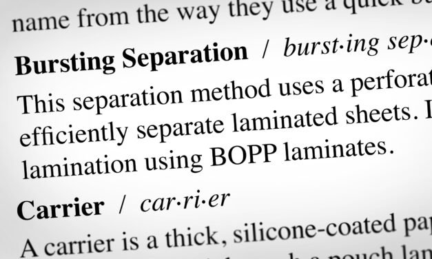 A Glossary of Laminating Terms: Equipment
